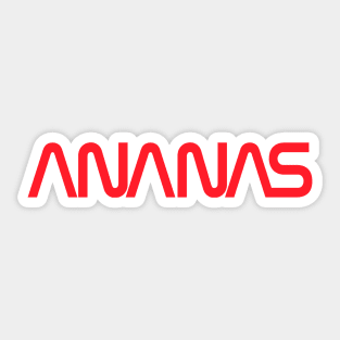 ANANAS - NASA STYLE Sticker